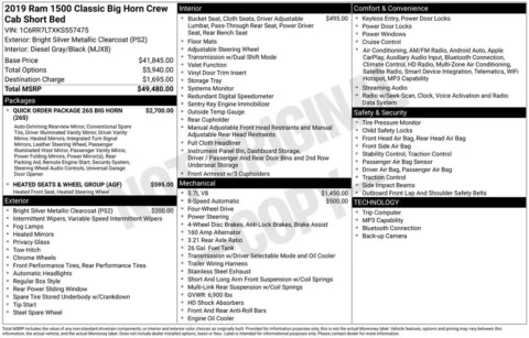 Photos of 2019 Ram 1500 Classic Big Horn for sale in Plattsmouth, NE at Gregg Young of Plattsmouth