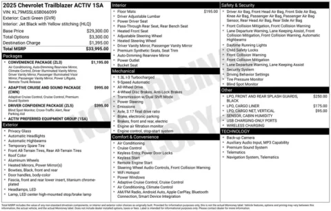 Photos of 2025 Chevrolet TrailBlazer ACTIV for sale in Plattsmouth, NE at Gregg Young of Plattsmouth