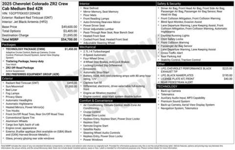 Photos of 2025 Chevrolet Colorado ZR2 for sale in Plattsmouth, NE at Gregg Young of Plattsmouth