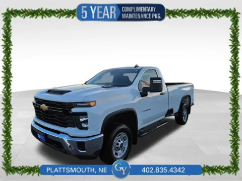 White 2025 Chevrolet Silverado 2500HD Work Truck for sale in Plattsmouth, NE