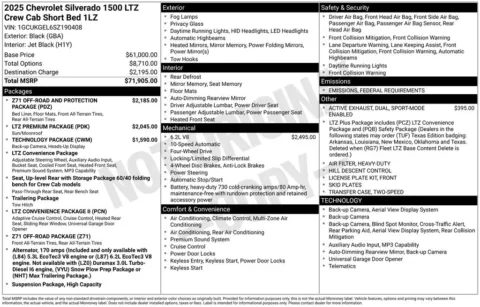 Photos of 2025 Chevrolet Silverado 1500 LTZ for sale in Plattsmouth, NE at Gregg Young of Plattsmouth