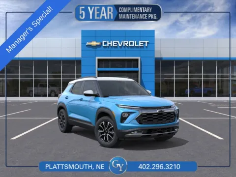 Blue 2025 Chevrolet TrailBlazer ACTIV for sale in Plattsmouth, NE