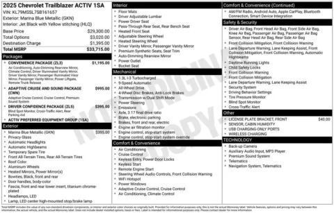 Photos of 2025 Chevrolet TrailBlazer ACTIV for sale in Plattsmouth, NE at Gregg Young of Plattsmouth