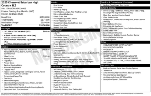 Photos of 2025 Chevrolet Suburban High Country for sale in Plattsmouth, NE at Gregg Young of Plattsmouth