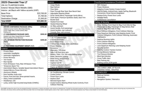 Photos of 2025 Chevrolet Trax LT for sale in Plattsmouth, NE at Gregg Young of Plattsmouth