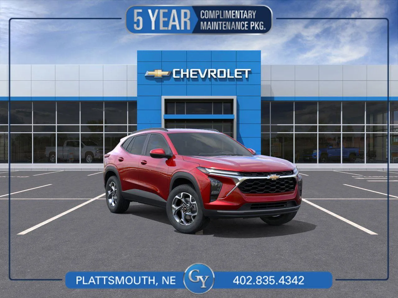 Red 2026 Chevrolet Trax LT for sale in Plattsmouth, NE