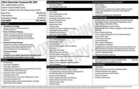 Photos of 2024 CHEVROLET TRAVERSE R RS for sale in Plattsmouth, NE at Gregg Young of Plattsmouth