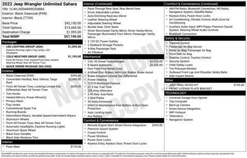 Photos of 2022 Jeep Wrangler Unlimited Sahara for sale in Plattsmouth, NE at Gregg Young of Plattsmouth