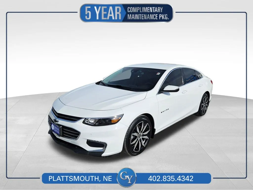 White 2016 Chevrolet Malibu LT for sale in Plattsmouth, NE