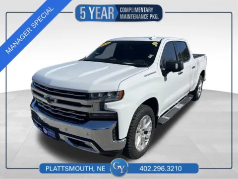 White 2019 Chevrolet Silverado 1500 LTZ for sale in Plattsmouth, NE