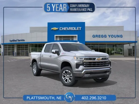Gray 2026 Chevrolet Silverado 1500 LTZ for sale in Plattsmouth, NE