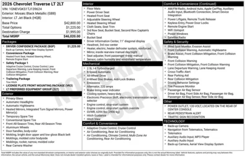 Photos of 2026 Chevrolet Traverse LT for sale in Plattsmouth, NE at Gregg Young of Plattsmouth