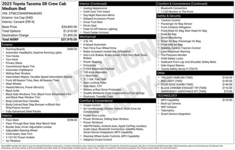 Photos of 2023 Toyota Tacoma for sale in Plattsmouth, NE at Gregg Young of Plattsmouth