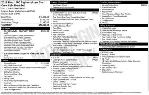 Photos of 2019 Ram 1500 Big Horn/Lone Star for sale in Plattsmouth, NE at Gregg Young of Plattsmouth