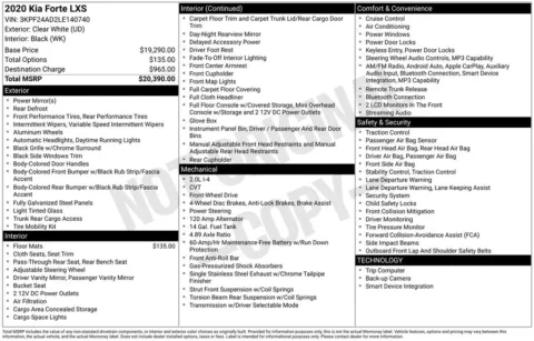 Photos of 2020 Kia Forte LXS for sale in Plattsmouth, NE at Gregg Young of Plattsmouth