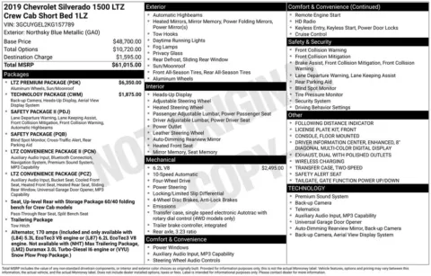 Photos of 2019 Chevrolet Silverado 1500 LTZ for sale in Plattsmouth, NE at Gregg Young of Plattsmouth