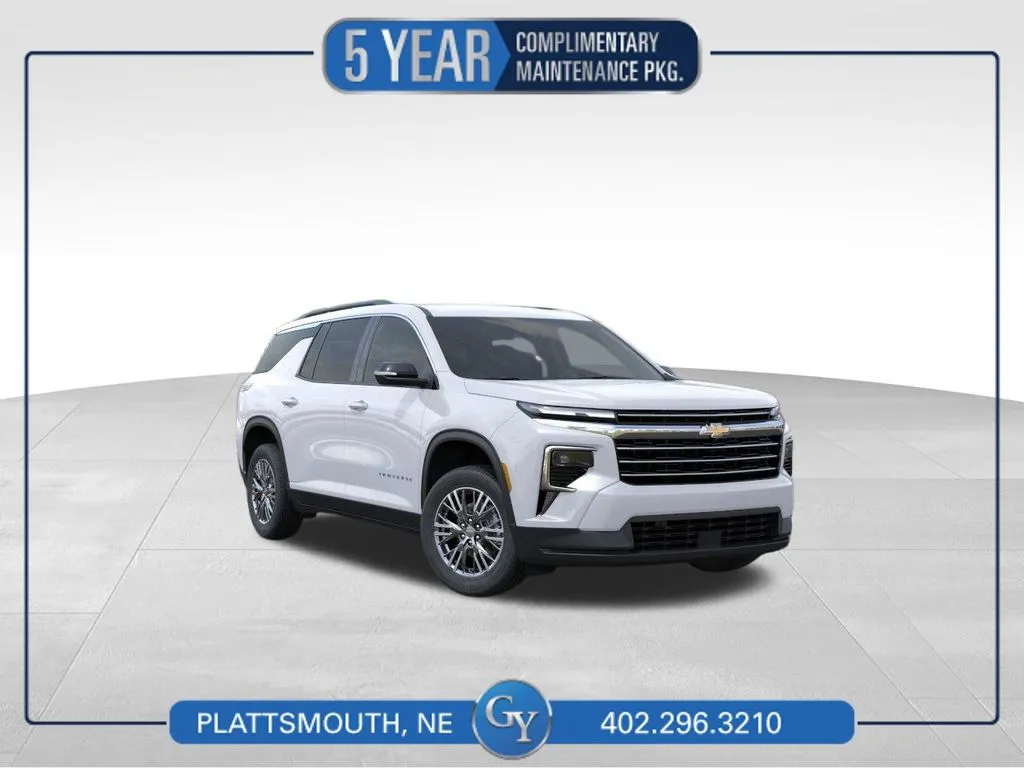 White 2026 Chevrolet Traverse LT for sale in Plattsmouth, NE