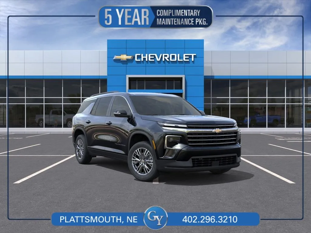 Black 2026 Chevrolet Traverse LT for sale in Plattsmouth, NE