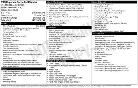 Photos of 2020 Hyundai Santa Fe Limited for sale in Plattsmouth, NE at Gregg Young Chevrolet Of Plattsmouth