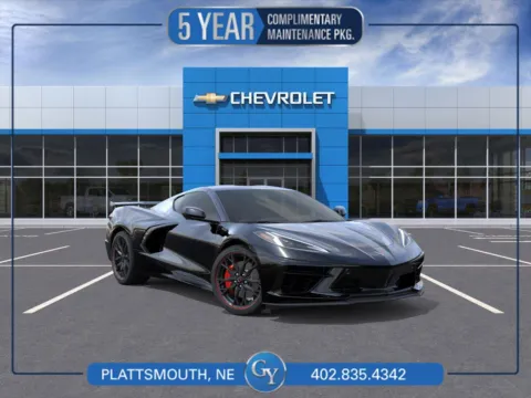 Black 2026 Chevrolet Corvette 3LT for sale in Plattsmouth, NE