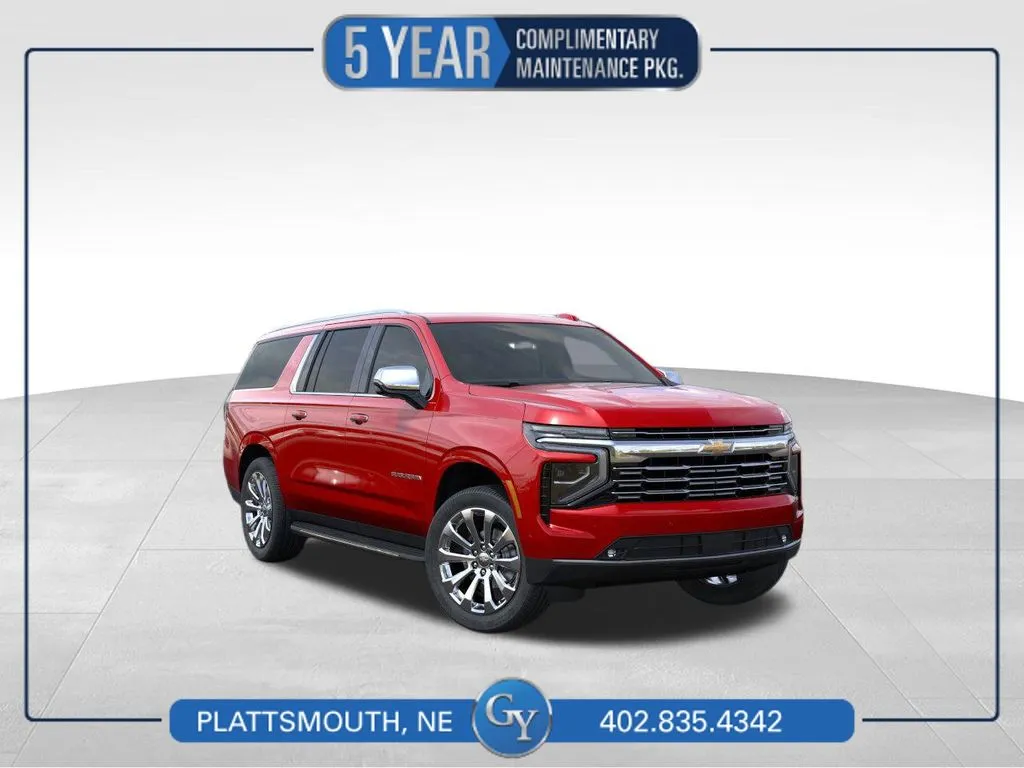 Red 2025 Chevrolet Suburban Premier for sale in Plattsmouth, NE