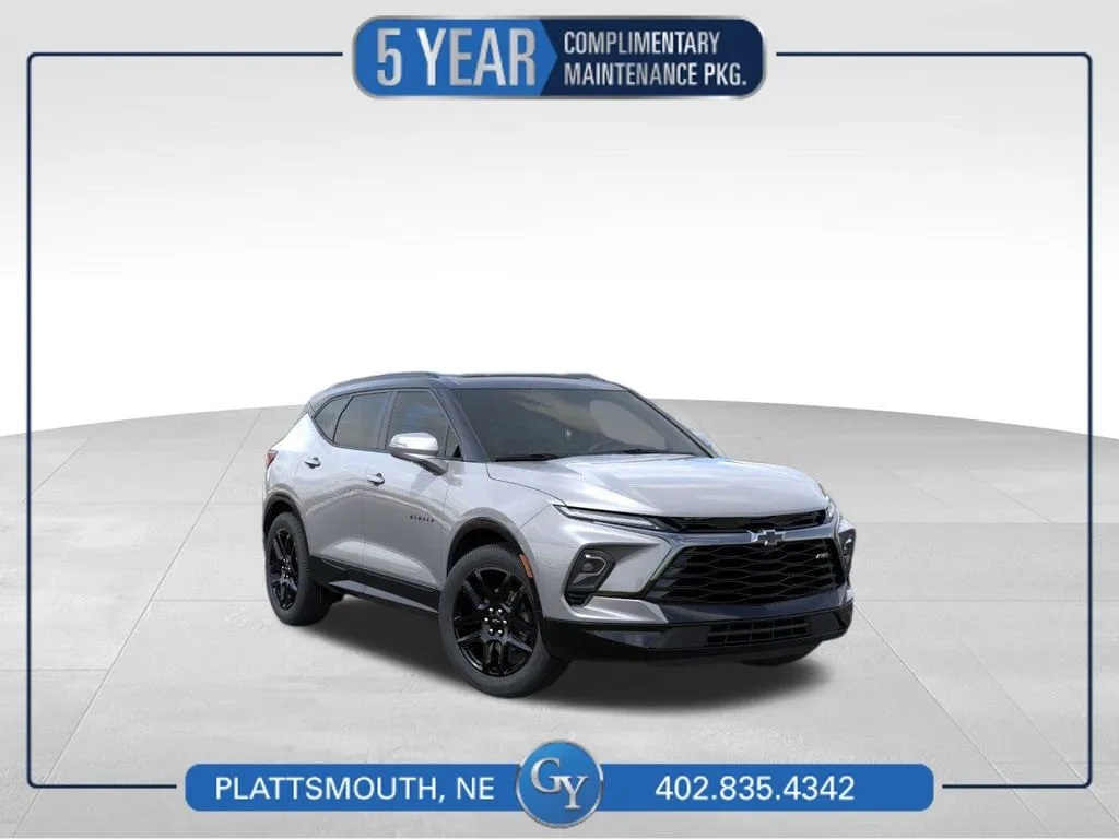 Gray 2025 Chevrolet Blazer RS for sale in Plattsmouth, NE