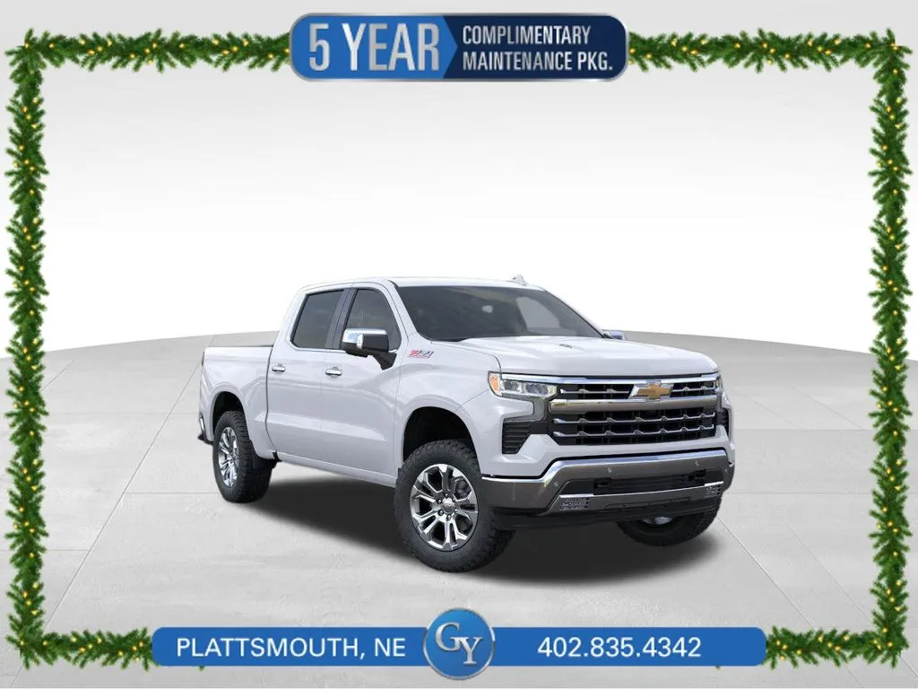 White 2025 Chevrolet Silverado 1500 LTZ for sale in Plattsmouth, NE