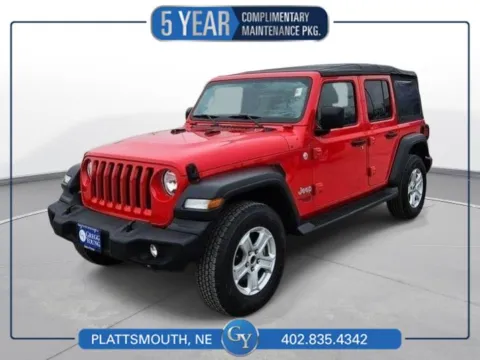 Red 2018 Jeep Wrangler Unlimited Sport S for sale in Plattsmouth, NE