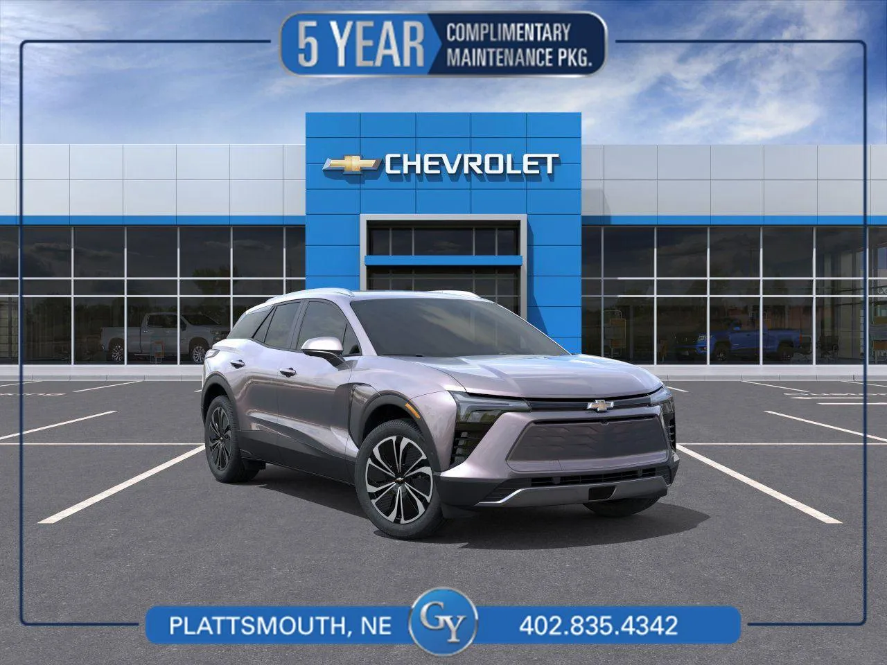 Gray 2026 Chevrolet Blazer EV AWD LT for sale in Plattsmouth, NE