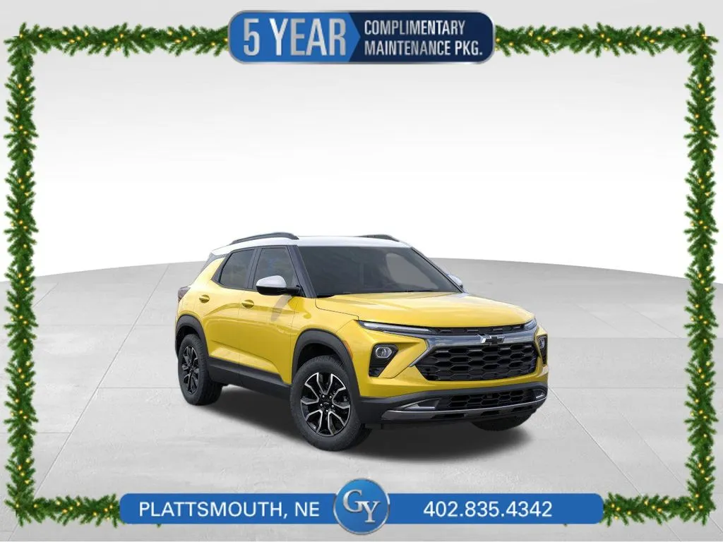 Yellow 2025 Chevrolet TrailBlazer ACTIV for sale in Plattsmouth, NE