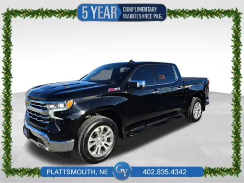Black 2022 Chevrolet Silverado 1500 LTZ for sale in Plattsmouth, NE