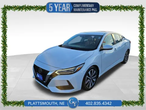 White 2020 Nissan Sentra SV for sale in Plattsmouth, NE