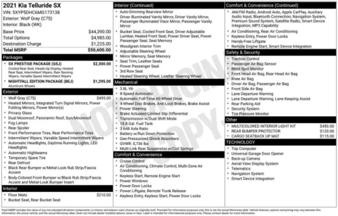 Photos of 2021 Kia Telluride SX for sale in Plattsmouth, NE at Gregg Young Chevrolet Of Plattsmouth