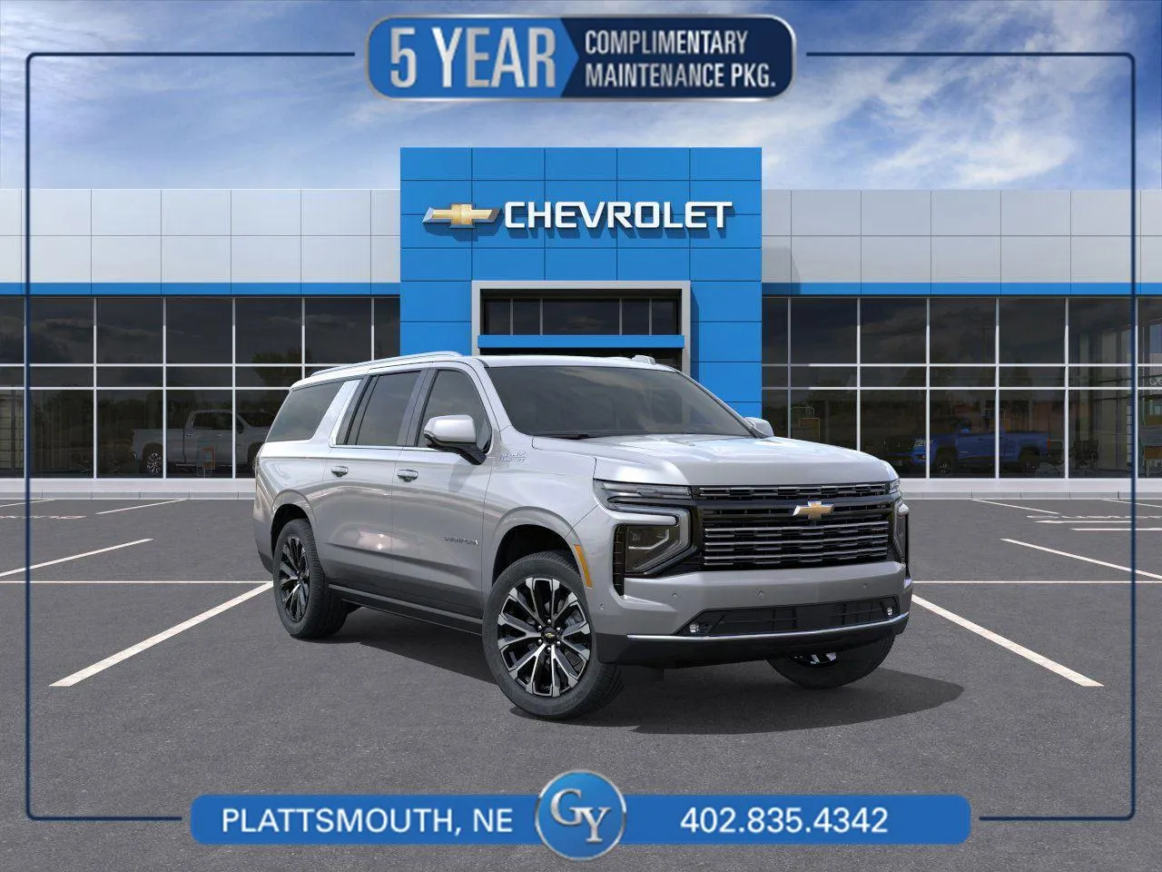 Gray 2025 Chevrolet Suburban High Country for sale in Plattsmouth, NE