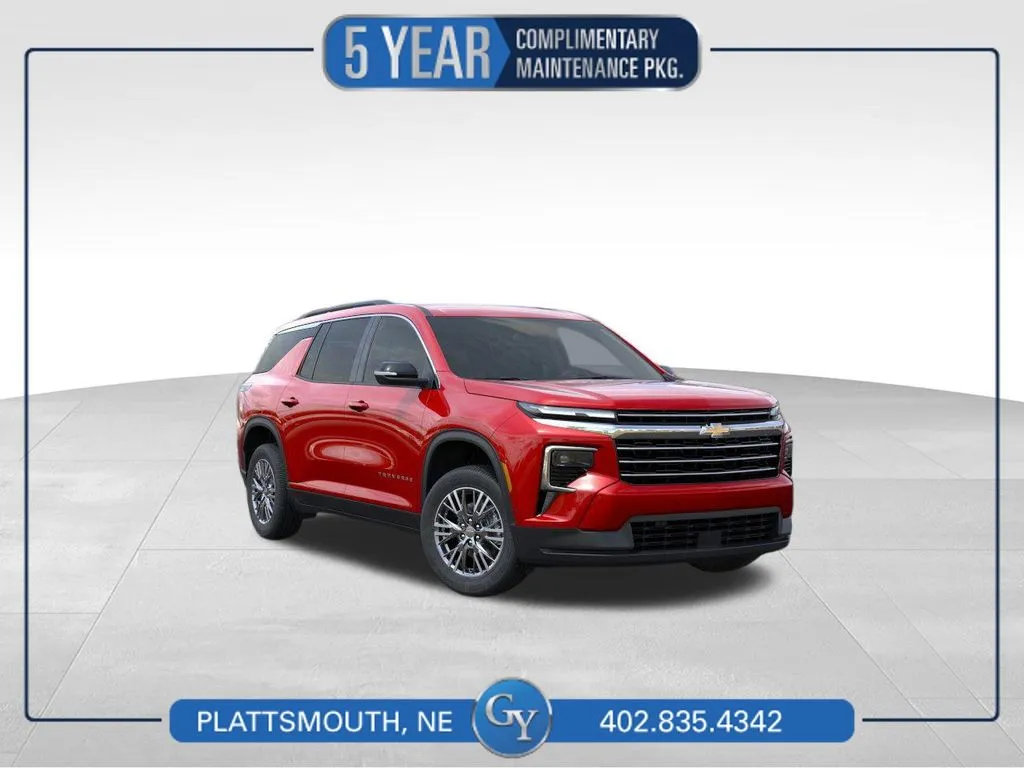 Red 2026 Chevrolet Traverse LT for sale in Plattsmouth, NE