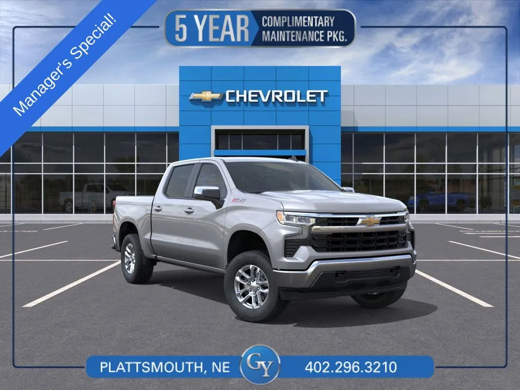 Gray 2026 Chevrolet Silverado 1500 LT for sale in Plattsmouth, NE