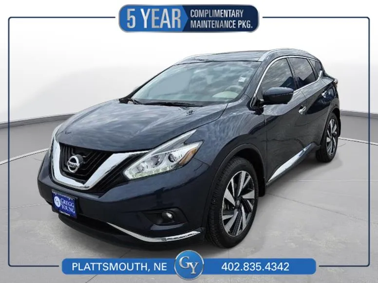 Blue 2018 Nissan Murano Platinum for sale in Plattsmouth, NE