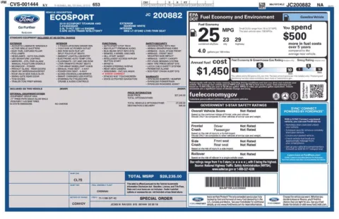 Photos of 2018 Ford EcoSport Titanium for sale in Plattsmouth, NE at Gregg Young Chevrolet Of Plattsmouth