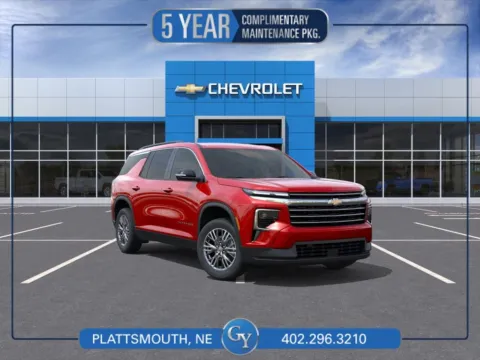Red 2026 Chevrolet Traverse LT for sale in Plattsmouth, NE