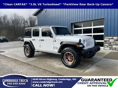 White 2021 Jeep Wrangler Unlimited Sport for sale in Cambridge, OH