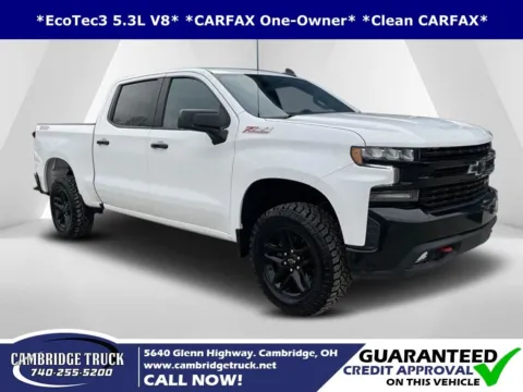 White 2021 Chevrolet Silverado 1500 LT Trail Boss for sale in Cambridge, OH