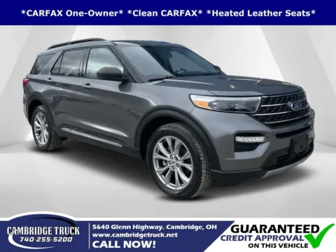 Gray 2021 Ford Explorer XLT for sale in Cambridge, OH