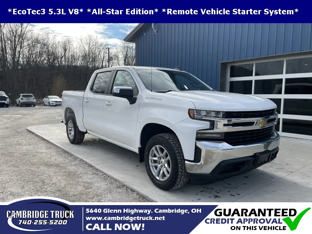 White 2020 Chevrolet Silverado 1500 LT for sale in Cambridge, OH