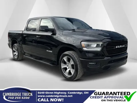 Black 2023 Ram 1500 Laramie for sale in Cambridge, OH