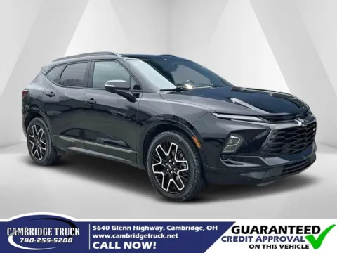 Black 2023 Chevrolet Blazer RS for sale in Cambridge, OH