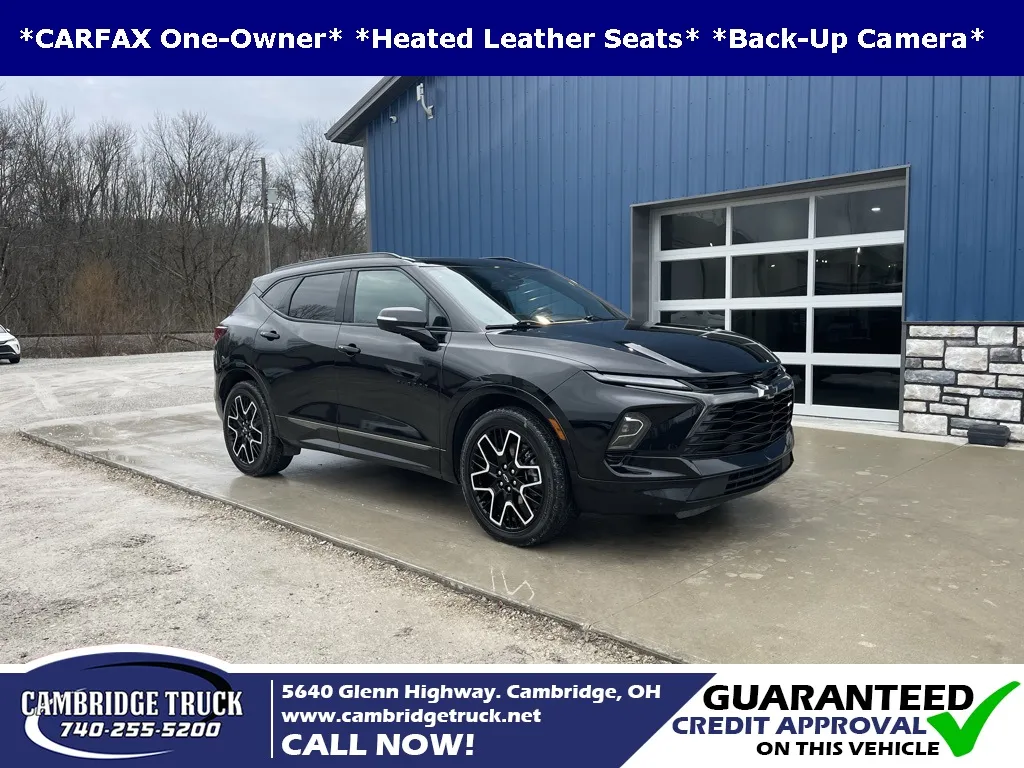 Black 2023 Chevrolet Blazer RS for sale in Cambridge, OH