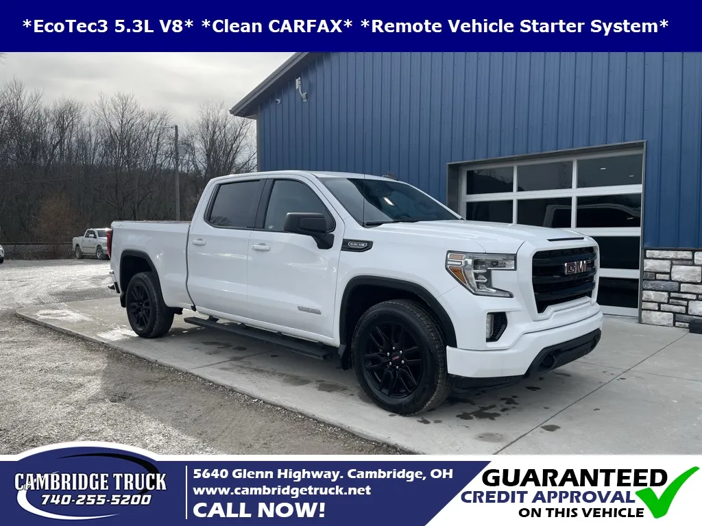 White 2021 GMC Sierra 1500 Elevation for sale in Cambridge, OH