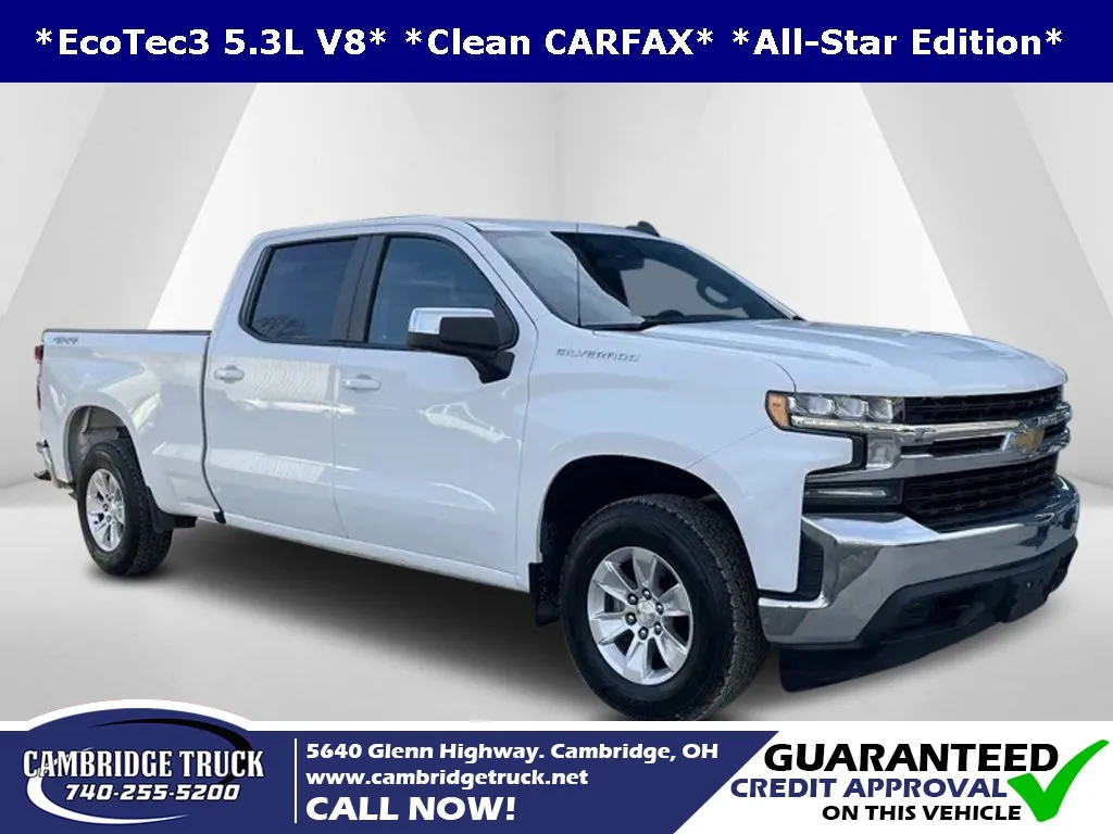 White 2019 Chevrolet Silverado 1500 LT for sale in Cambridge, OH