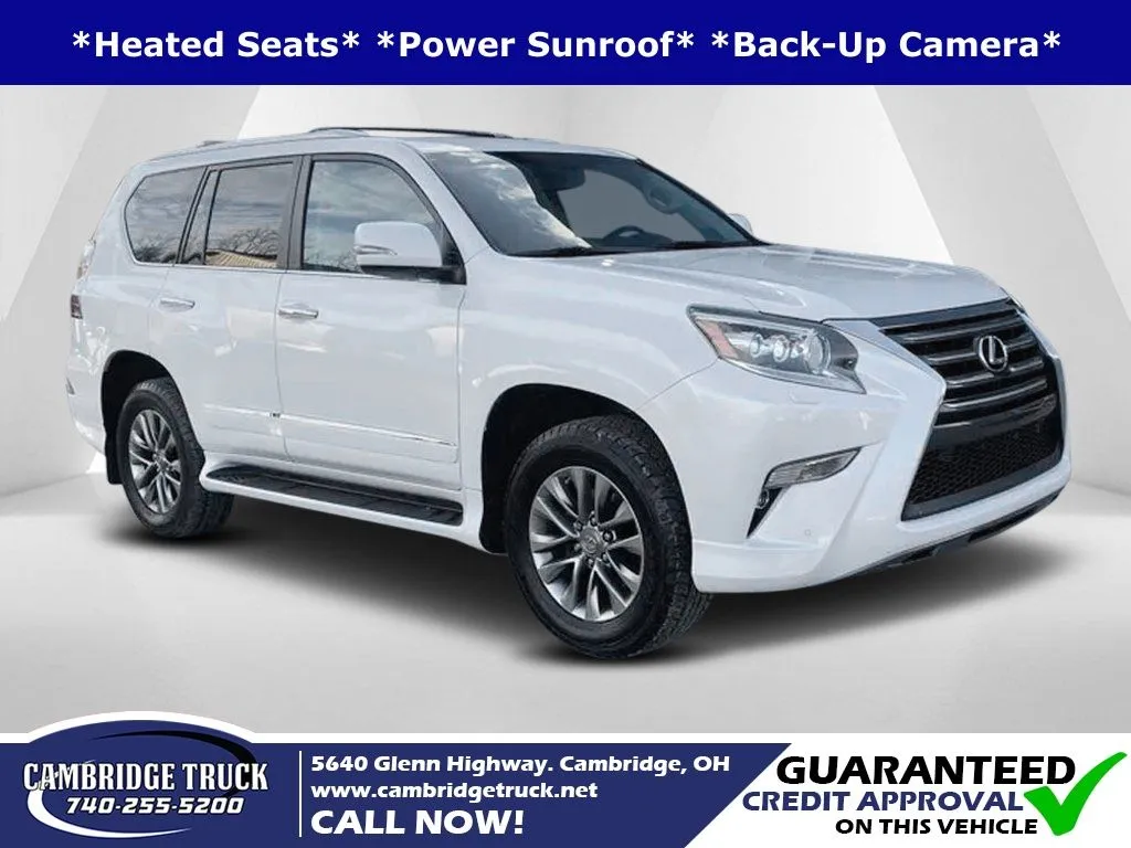 White 2017 Lexus GX 460 Luxury for sale in Cambridge, OH