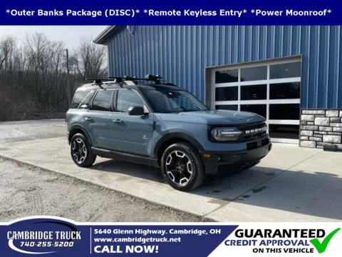 Blue 2021 Ford Bronco Sport Outer Banks for sale in Cambridge, OH